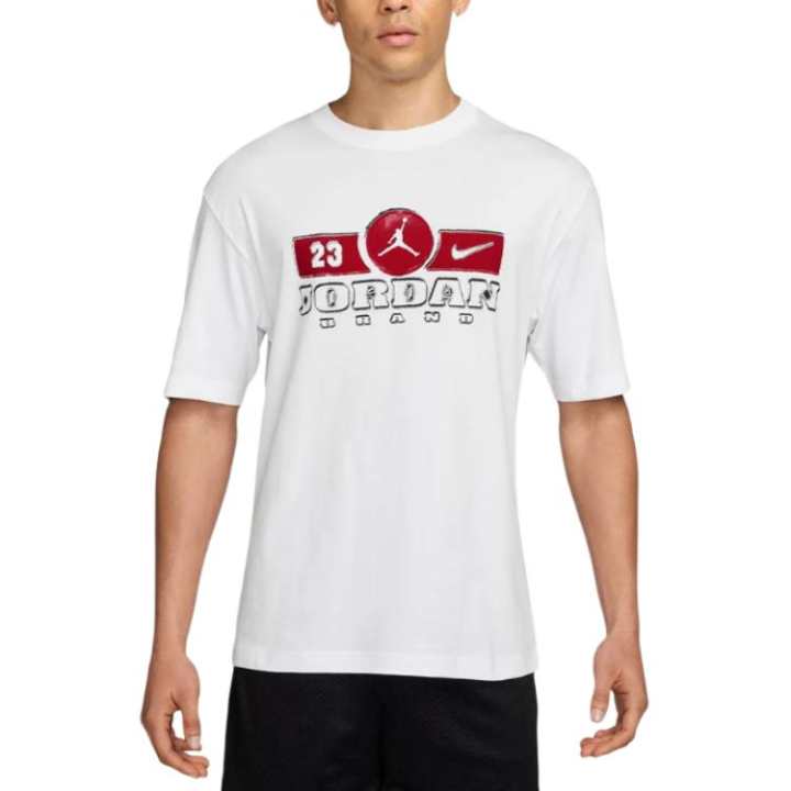 Jordan Jordan Break T Shirts Men's White Crew Neck