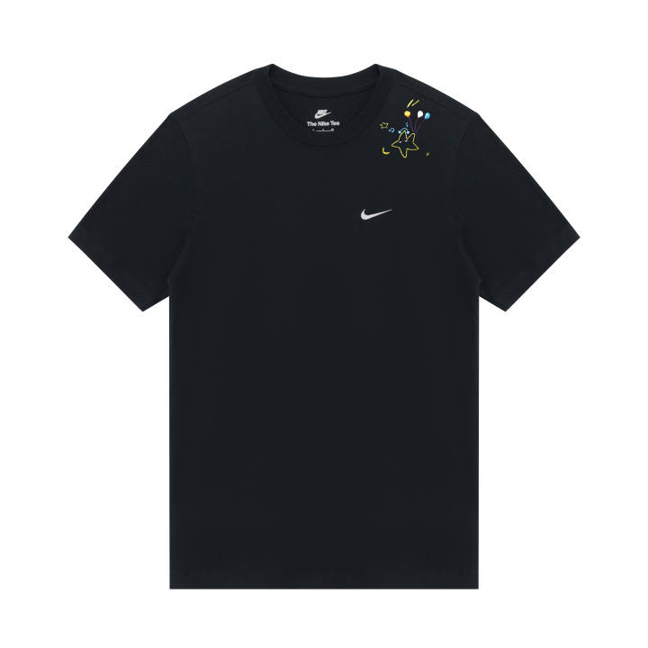 Nike Nike Sportswear T Shirts Unisex Black Crew Neck Moderate Straight Fit