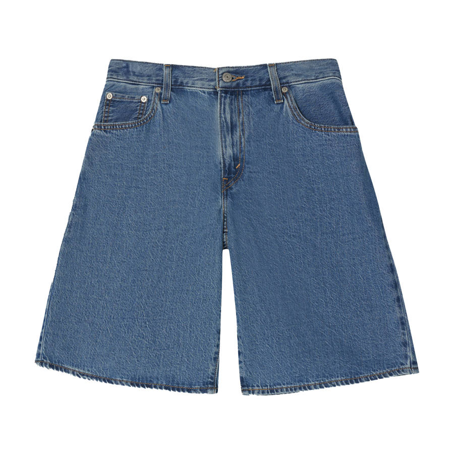 Levis Levis logo-patch denim shorts