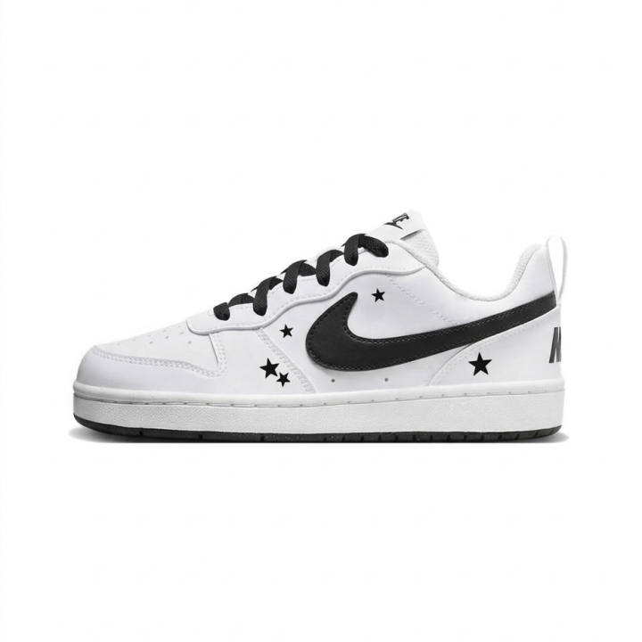 Nike Nike Court Borough Artificial Leather Lightweight Breathable Low top Skateboard Shoes Unisex