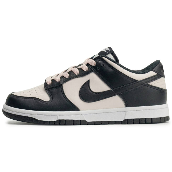 Nike Nike Dunk Milk White Taro Pink Slip Resistant Abrasion Resistant Low top Skateboard Shoes Unisex Taro Paste Powder