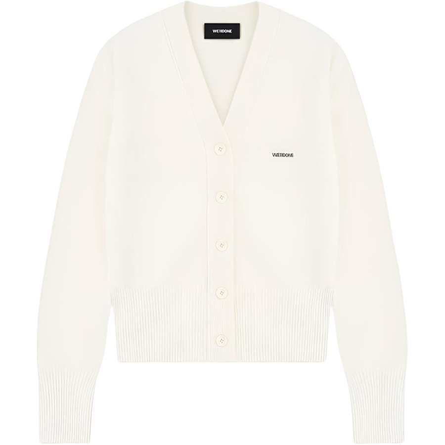 WE11DONE WE11DONE Logo plaque Cardigan