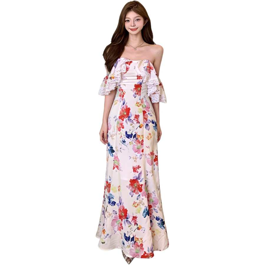 JBBCN Sleeveless Dresses Women's Multicolor Boat Neck Thin Short