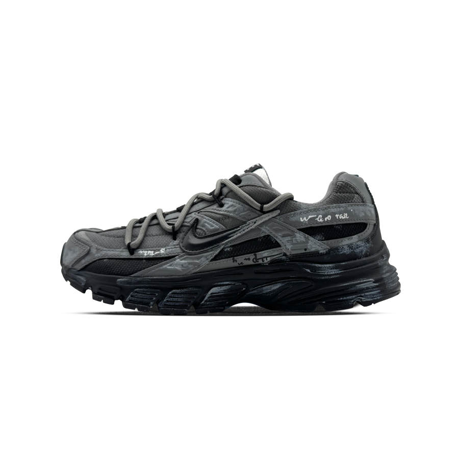 Nike Nike Initiator Mesh Feel, Wild Adventure Cushioning Low top Casual Running Shoes Men's Dark Gray