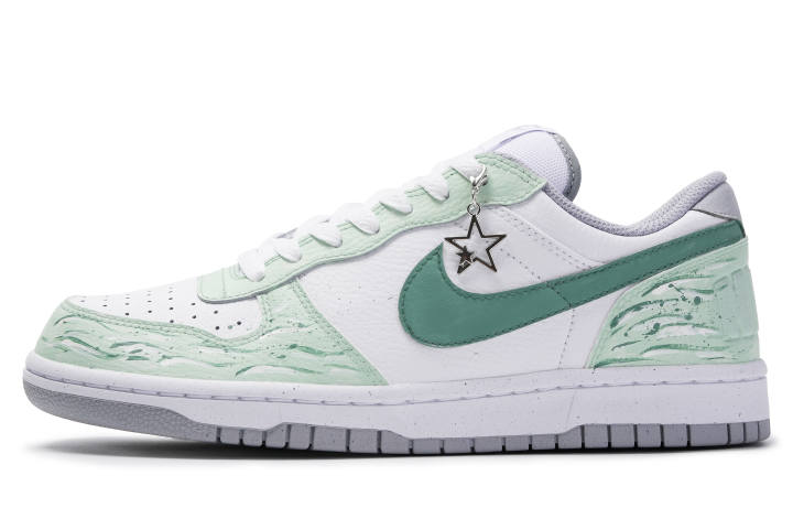 Nike Nike Big Low top Skateboard Shoes Unisex White Green