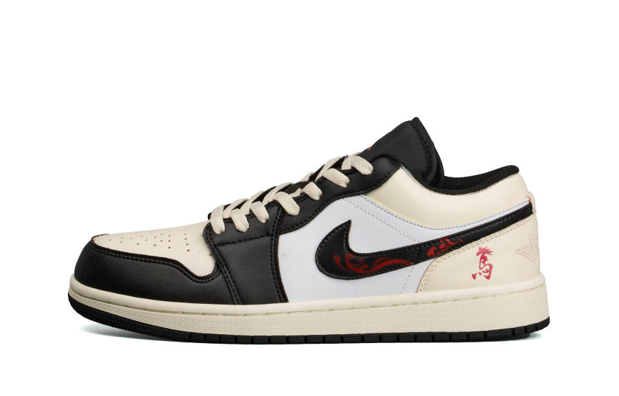 Jordan Jordan Air Jordan 1 Leather Low top Children's Basketball Shoes Teenagers