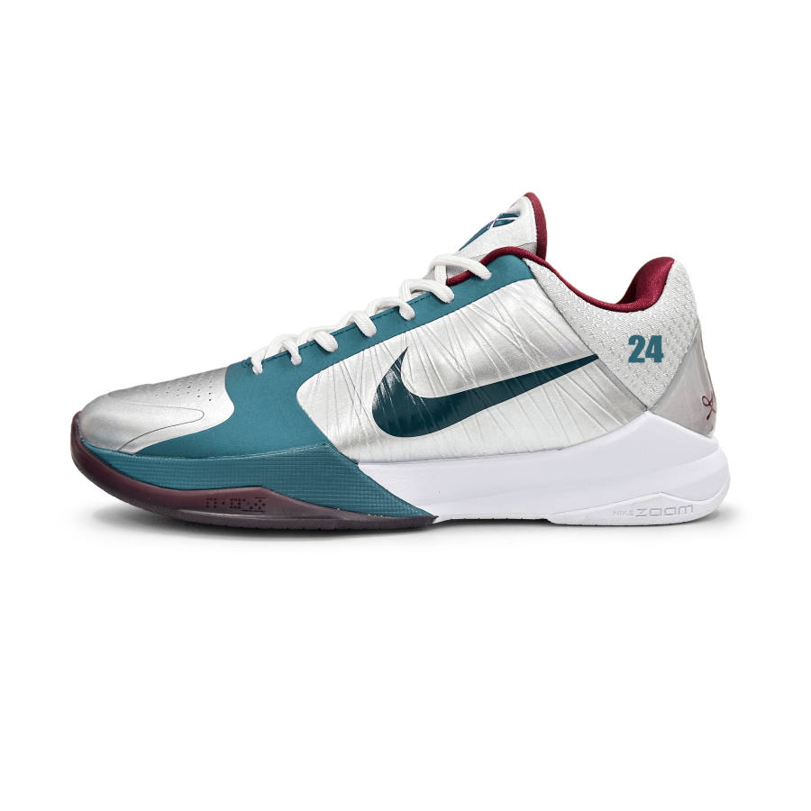 Nike Nike Zoom Kobe 5 Protro Lower Merion Aces Away Cushioning Slip Resistant Low top Basketball Shoes Men's Indigo
