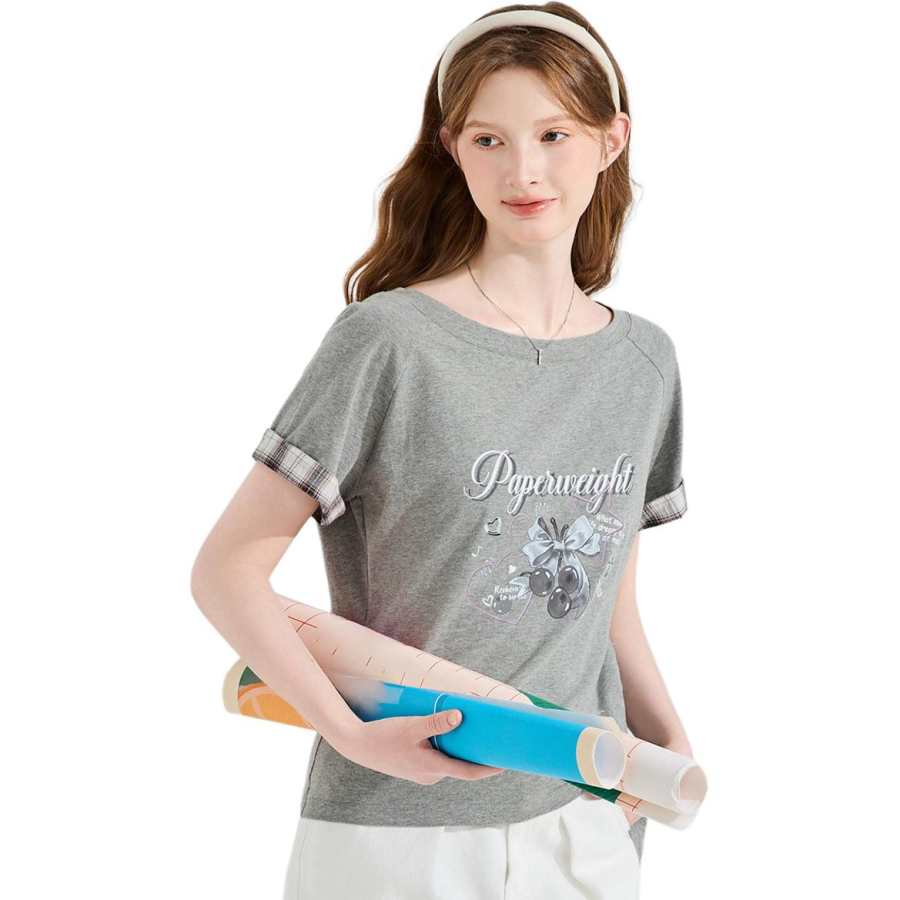 Tonlion Raglan Sleeve T Shirt Women's