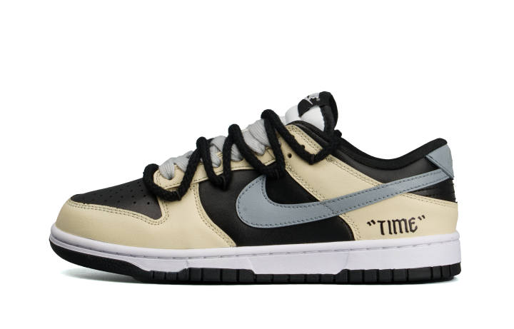 Nike Nike Dunk Cushioning Abrasion Resistant Slip Resistant Low top Skateboard Shoes Unisex Beige