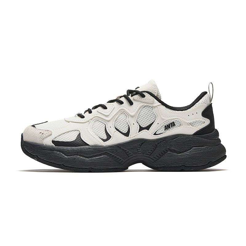 Anta Starry Sea LITE Rebound Abrasion Resistant Lightweight Low top Casual Shoes Women's White Black