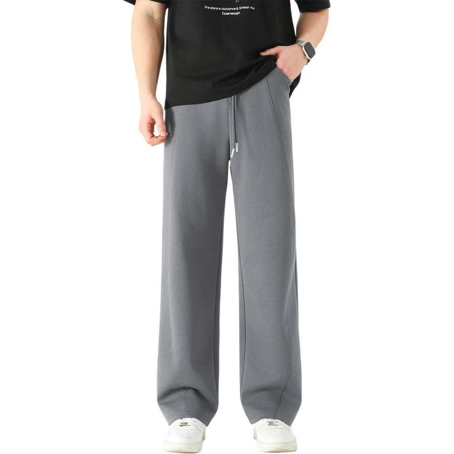 BALENO Casual Pants Men's Iron Gray Moderate Wide Leg Pants