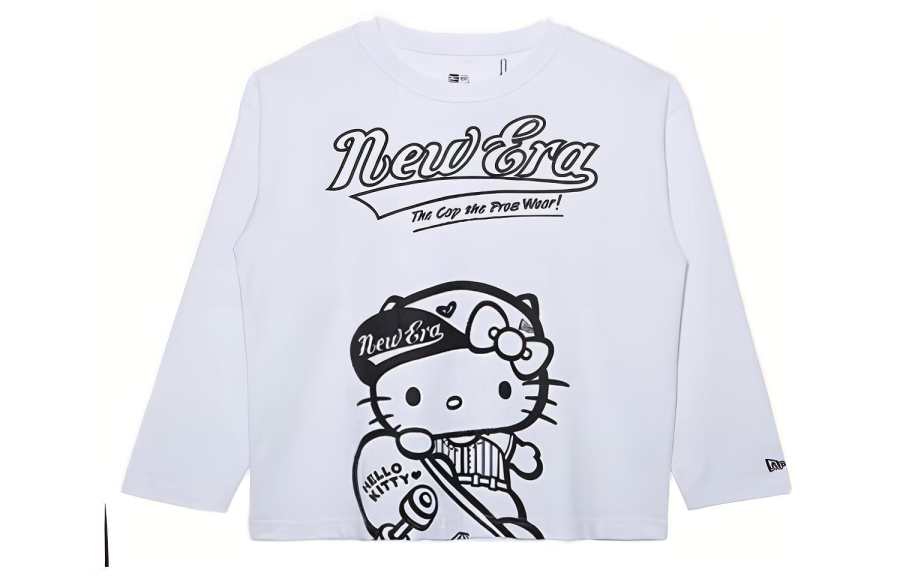 New Era X Hello Kitty T Shirt Unisex White