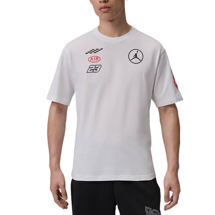 Jordan Jordan T Shirts Men's White Crew Neck Moderate