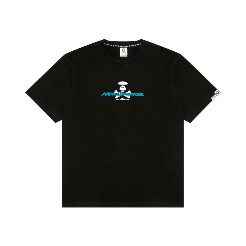 Aape T Shirts Men's Crew Neck Moderate Straight Fit