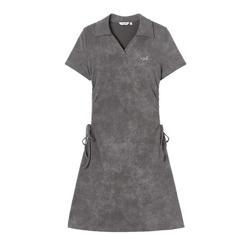 XIANGYING Short Sleeved Dress Women's