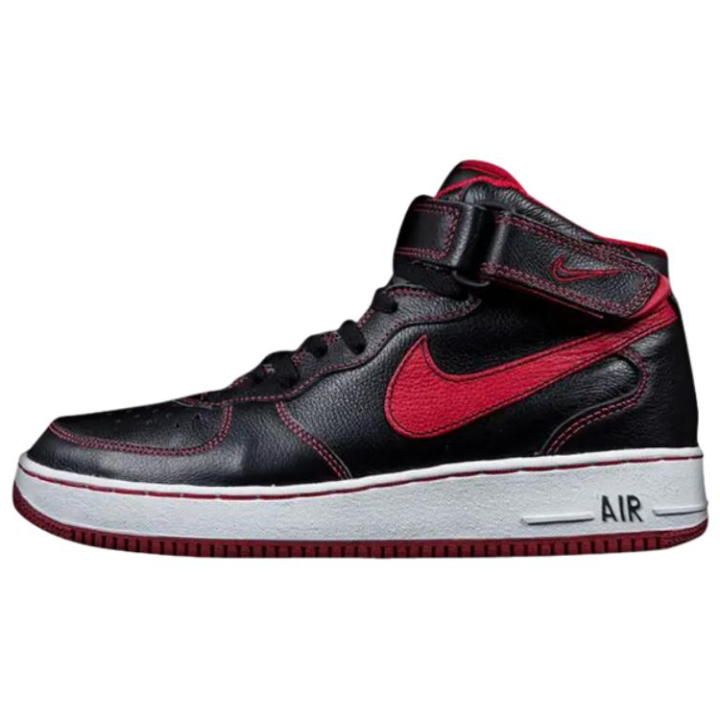 Nike Nike Air Force 1 Mid top Skateboard Shoes Men's Black