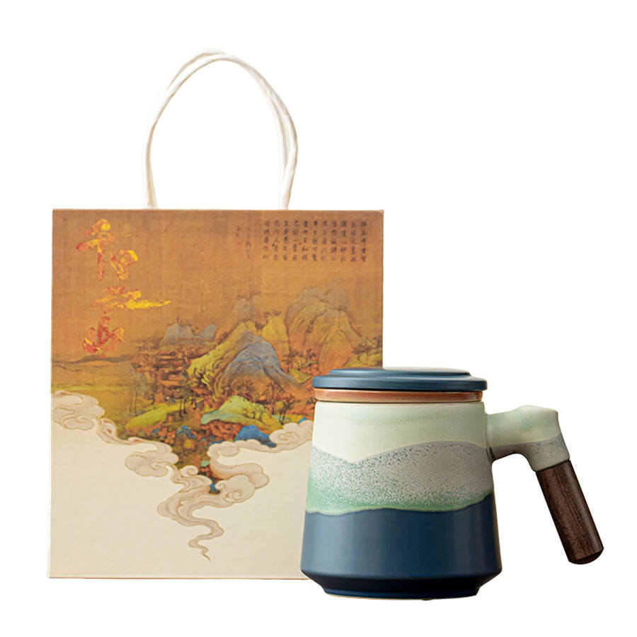 TangFeng TangFeng Tea Cup Men's Ceramic Water Cup For One Person