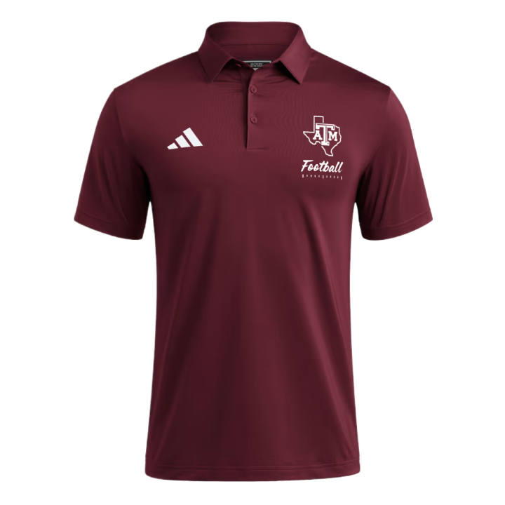Adidas Adidas T Shirts Men's Team Chestnut/White Polo Collar
