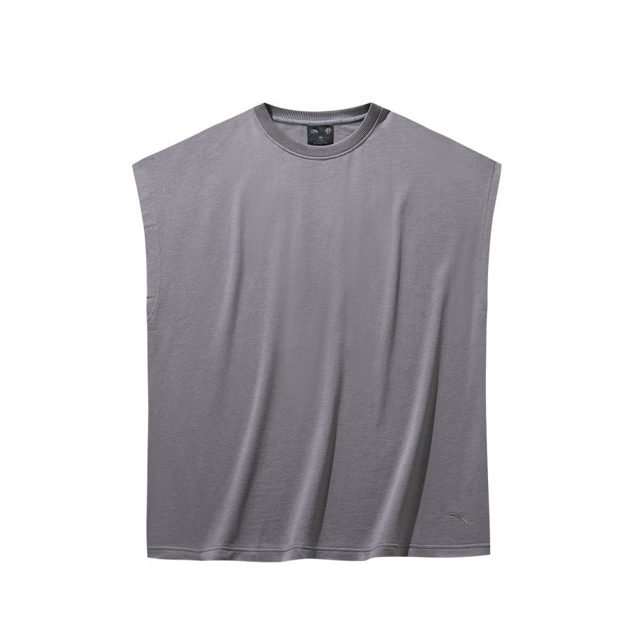 Anta Tank Top Unisex Garnet Bead Gray