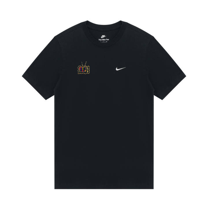 Nike Nike Sportswear T Shirts Unisex Black Crew Neck Moderate Straight Fit