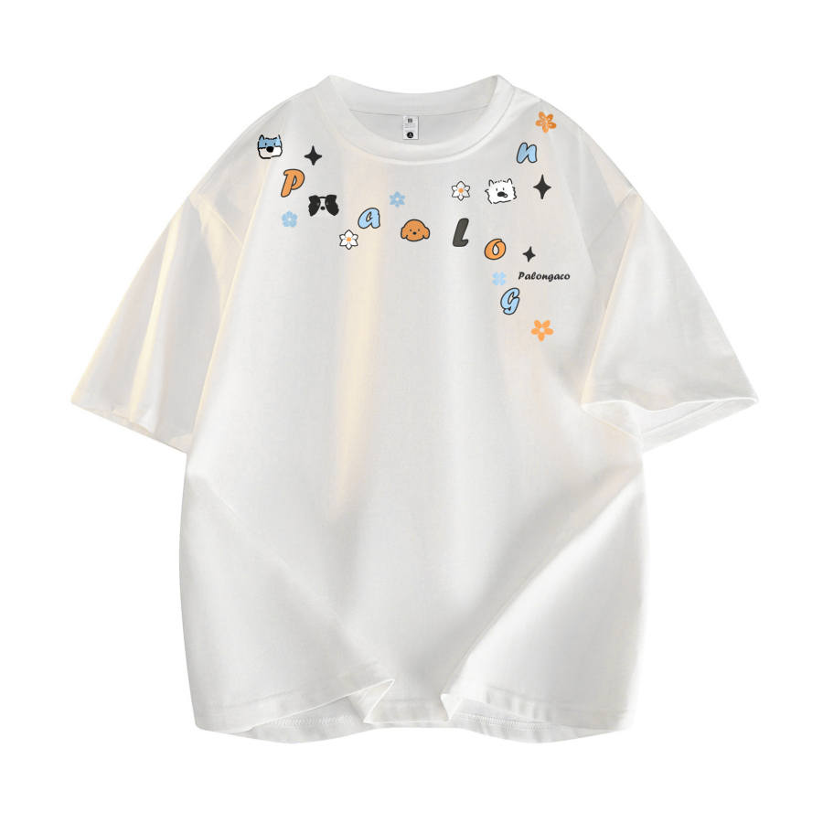 PAL ONGACO T Shirts Unisex Crew Neck Moderate Straight Fit