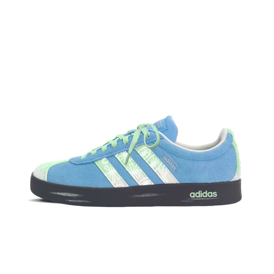 Adidas Custom Adidas VL COURT 2.0 Low top German Army Trainers Unisex Blue Green