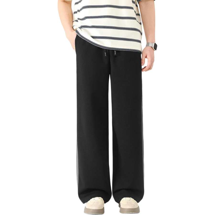 BALENO Casual Pants Men's Carbon Black Moderate Wide Leg Pants