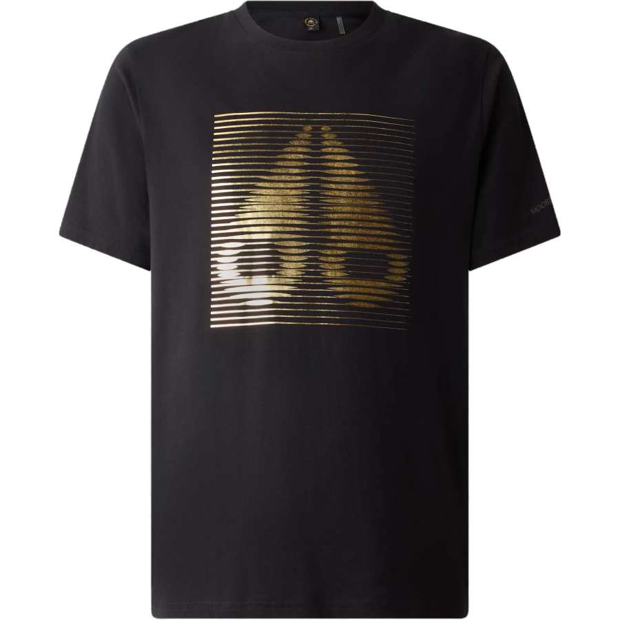 Moose Knuckles T Shirts Men's Black Crew Neck