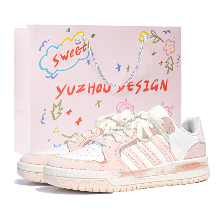 Adidas Adidas ENTRAP Pink Mist Milk Cake, Yuzhou Creations Skateboard Shoes Women's Pink