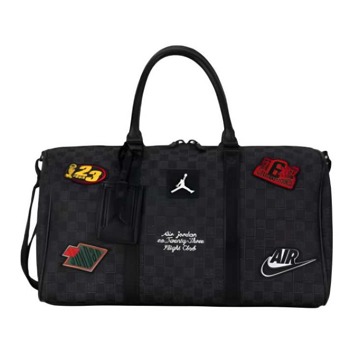 Jordan Jordan Polyester Crossbody Portable Gym Bag Unisex Black