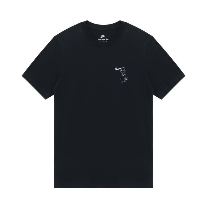 Nike Nike Sportswear T Shirts Unisex Black Crew Neck Moderate Straight Fit
