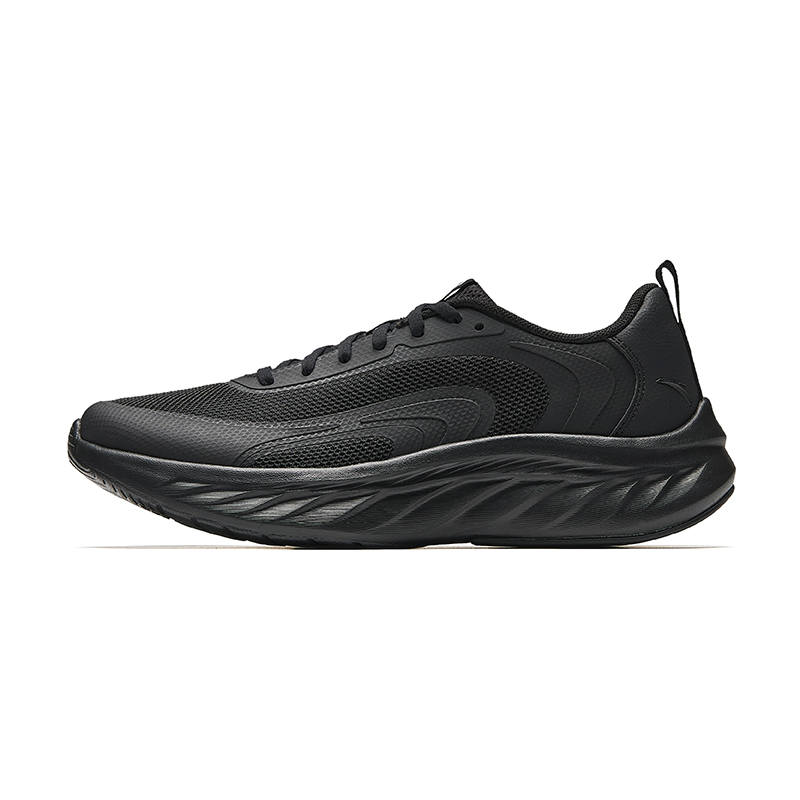 Anta Soaring Feather Cushioning Breathable Casual City Commuting Running Shoes Men's Basic Black