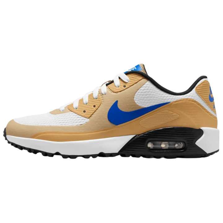 Nike Nike Air Max 90 Golf Shoes Unisex White Brown