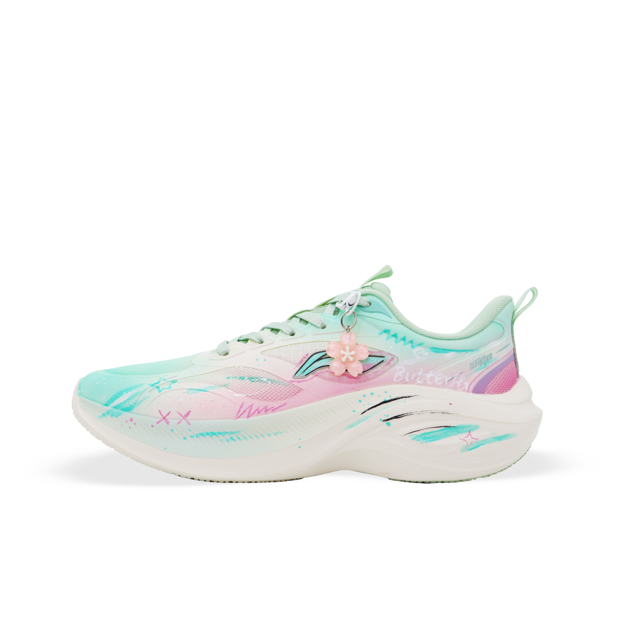 Li-Ning Li Ning Ride Waves V2 Slip Resistant, Abrasion Resistant, Rebound Low top Running Shoes Women's