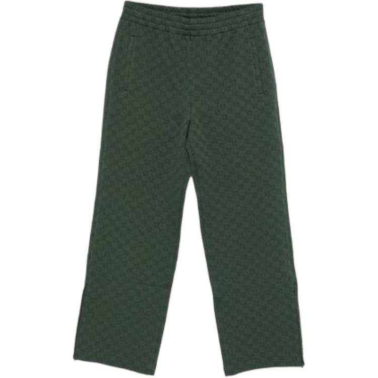 GUCCI Knitted Sweatpants Men's Green Moderate Other