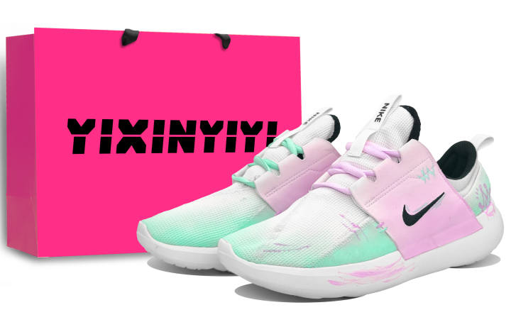 Nike Nike E Series AD Slip Resistant Abrasion Resistant Low top Casual Shoes Unisex Cyan Purple