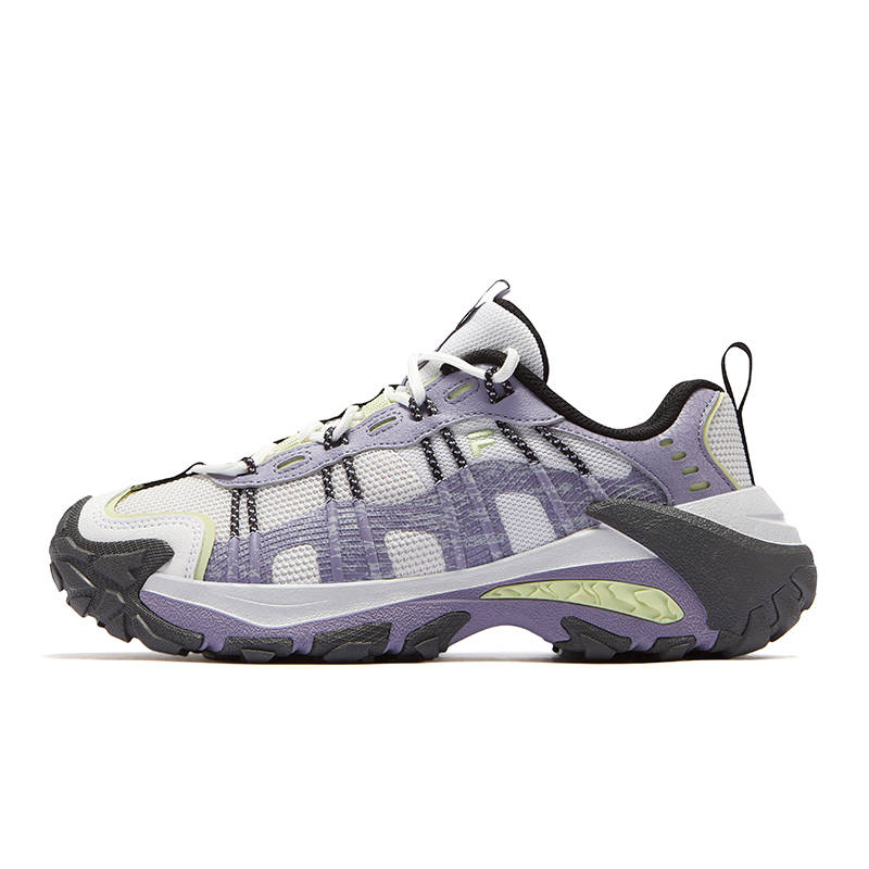 FILA FUSION EXOCET II Mountains Shoe 2 Height Increasing Low top Chunky Sneakers Women's Distant Purple