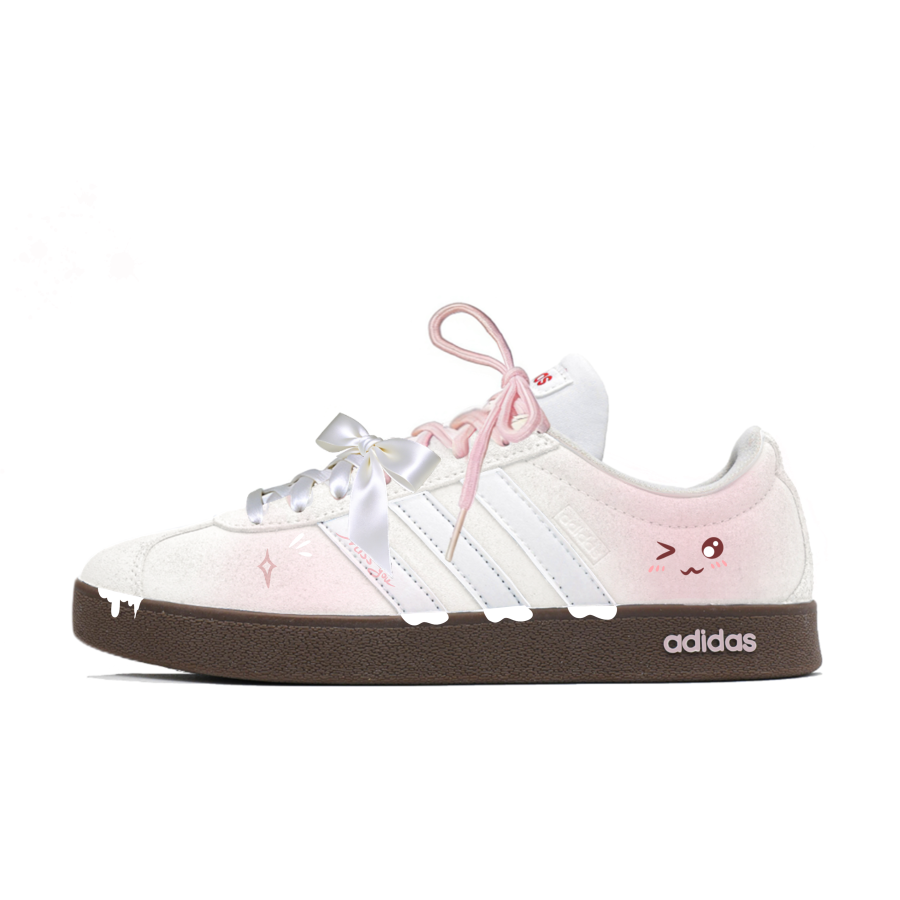 Adidas Adidas VL COURT 2.0 Low top Skateboard Shoes Unisex Pink