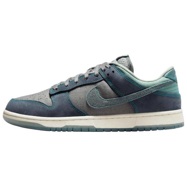 Nike Nike Dunk Low top Skateboard Shoes Men's Gray Blue