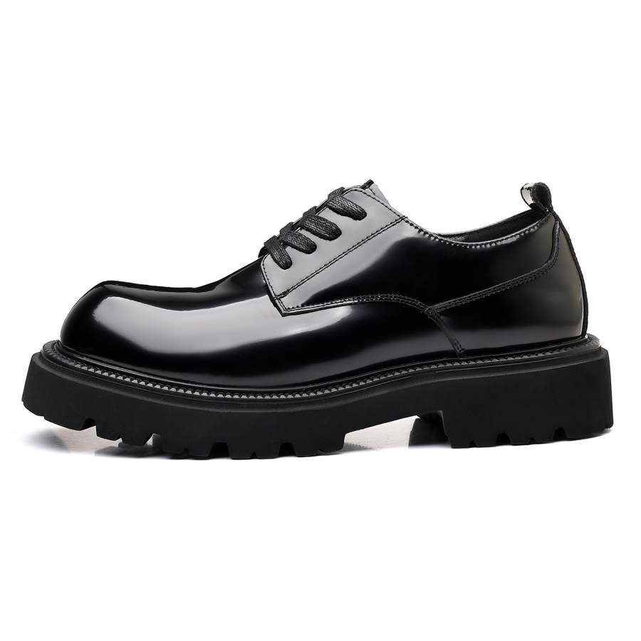 Hodo Patent Leather Casual Leather Shoes Men's