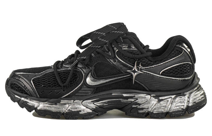 Nike Nike V5 RNR Low top Casual Running Shoes Unisex Black Silver
