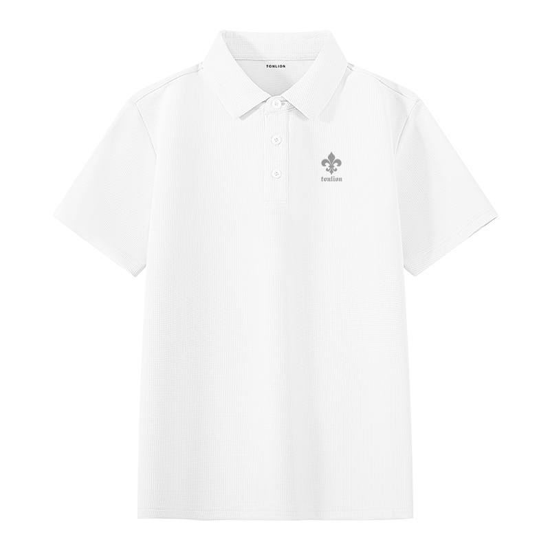 Tonlion Polo Shirts Men's Lapel Thin