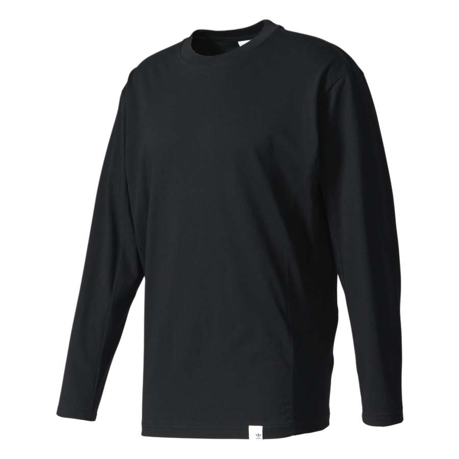 Adidas Originals XBYO LS TEE Sweatshirts Men's Black Crew Neck Moderate Regular