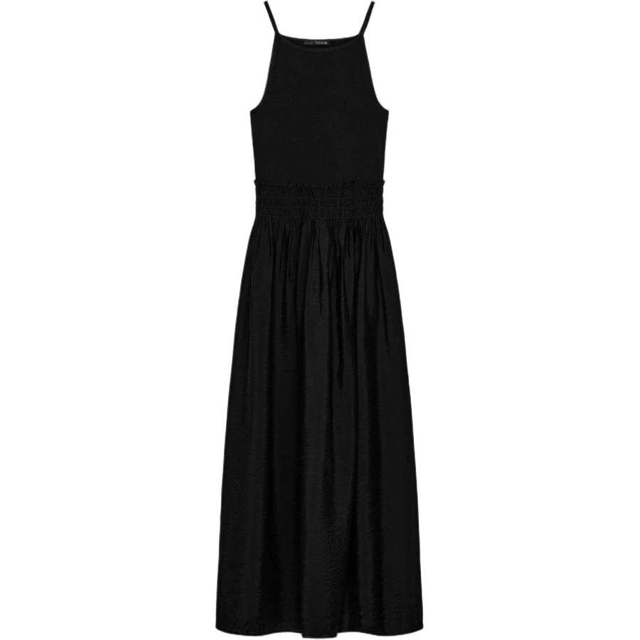 ZARA Slip Dresses Women's Black Moderate