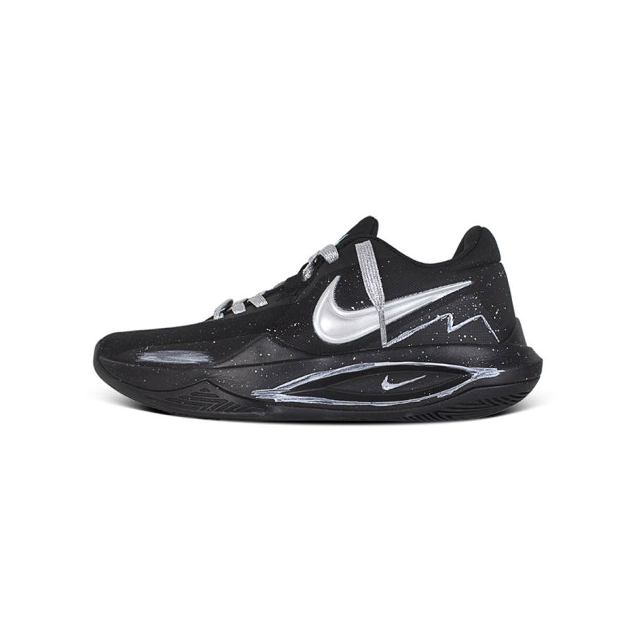 Nike Nike Precision 6 Night Attacker Grip Abrasion Resistant Low top Basketball Shoes Men's