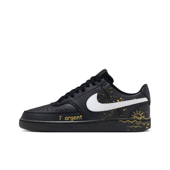 Nike Nike Court Vision Gilded Sun Leather Slip Resistant, Abrasion Resistant, Breathable Low top Skateboard Shoes Unisex