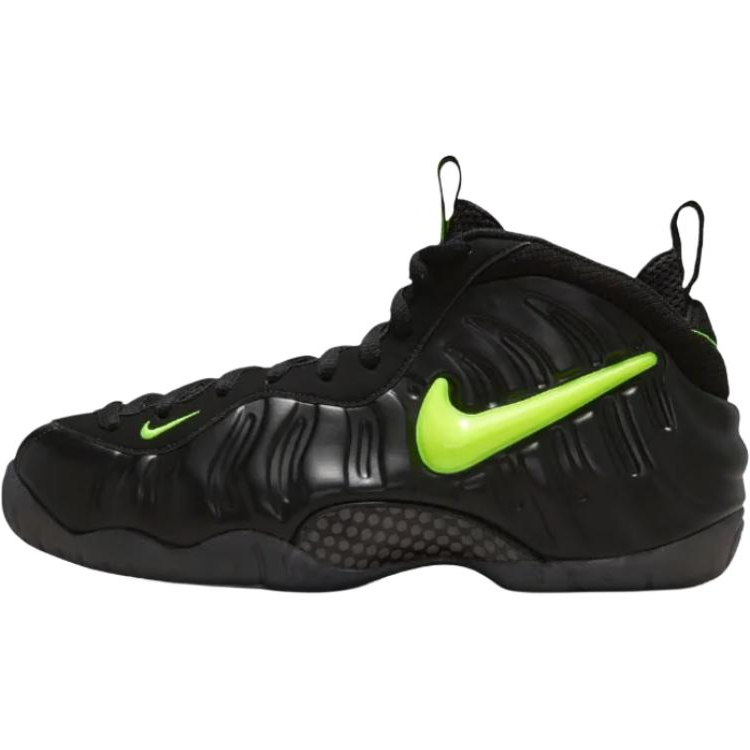 Nike Nike Air Foamposite Mid top Children's Basketball Shoes Black Neon Yellow Kids'