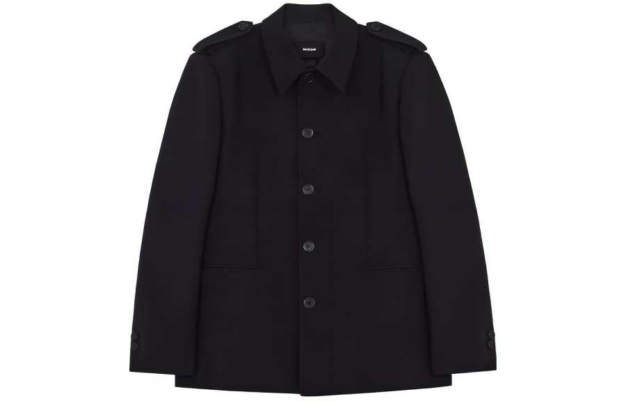 WE11DONE WE11DONE Jackets Men's Black Lapel Moderate Other