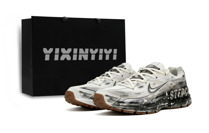 Nike Nike Initiator Abrasion Resistant Slip Resistant Low top Casual Shoes Unisex Black White