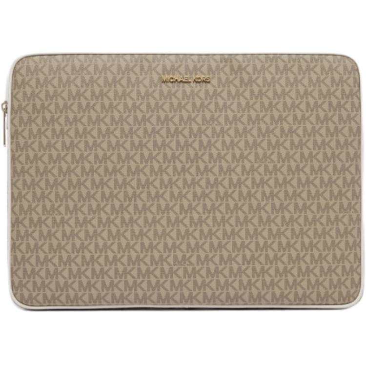 MICHAEL KORS Jet Set Travel Artificial Leather Laptop Bag Clutch Bag Insert Women's Camel